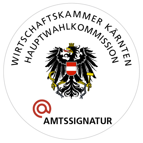 Logo Amtssignatur Wirtschaftskammer Kärnten