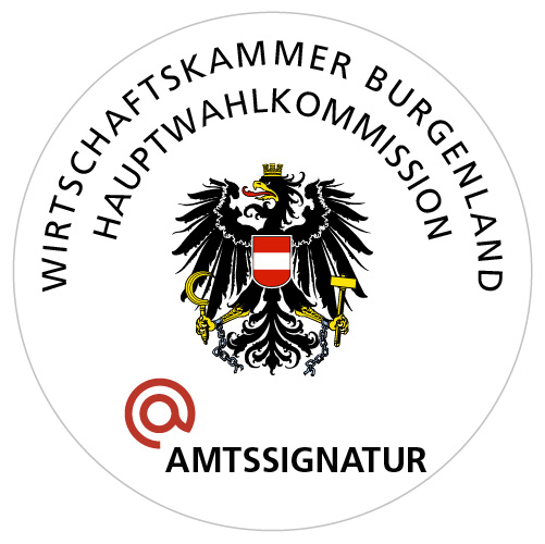 Logo Amtssignatur Wirtschaftskammer Burgenland