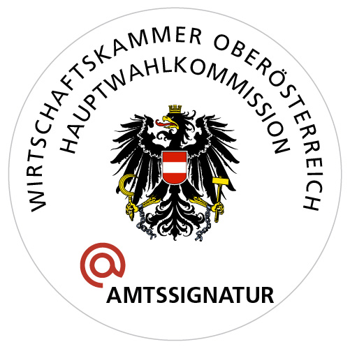 Logo Amtssignatur Wirtschaftskammer Oberösterreich