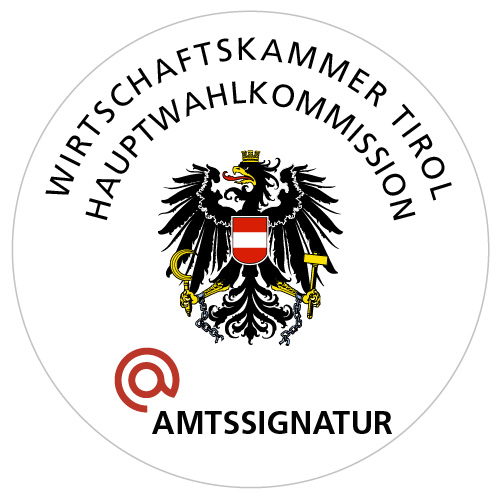 Logo Amtssignatur Wirtschaftskammer Tirol
