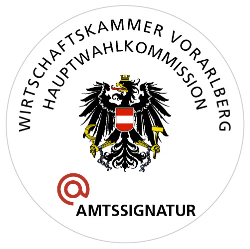 Logo Amtssignatur Wirtschaftskammer Vorarlberg